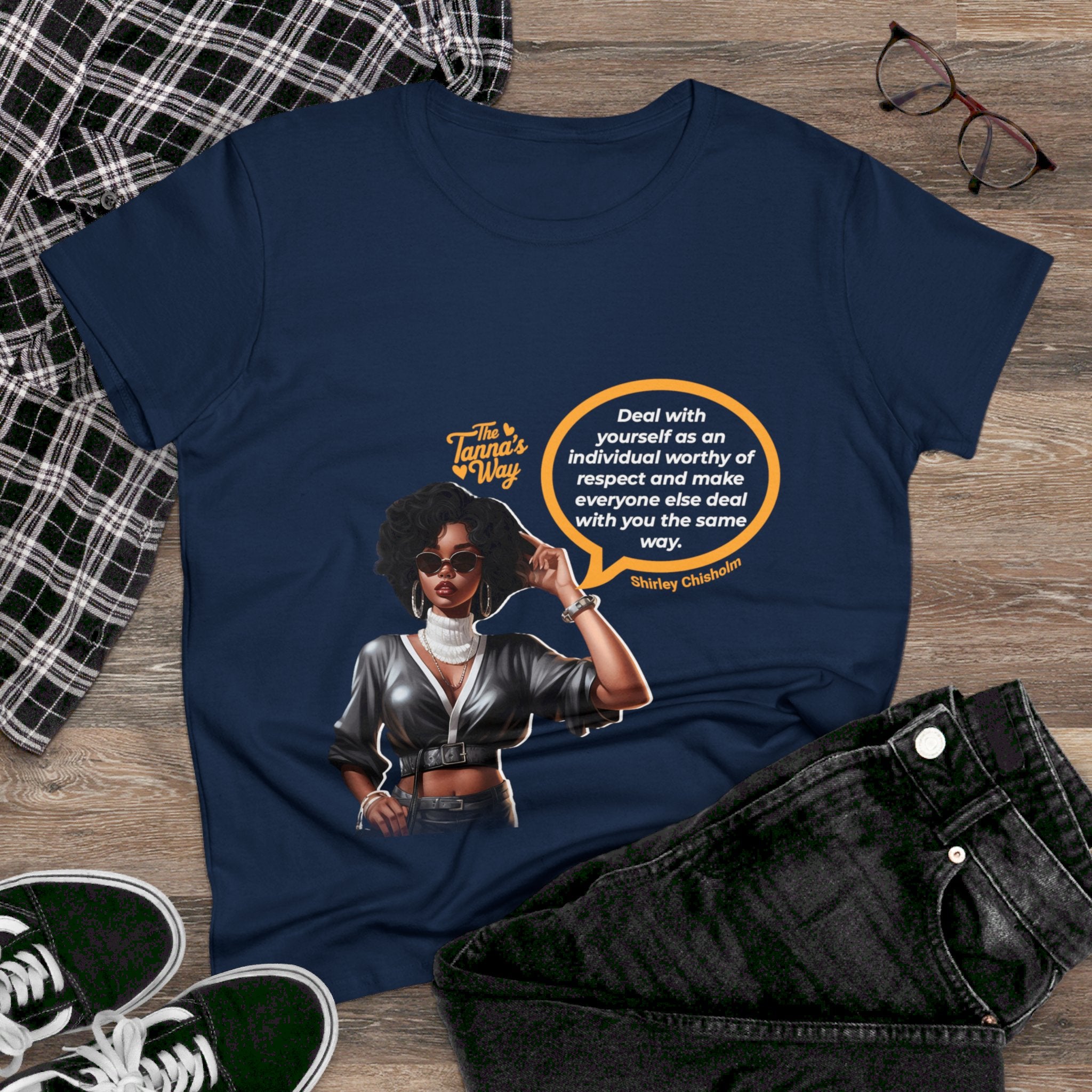 Shirley Chisholm | Women's Midweight Cotton Tee